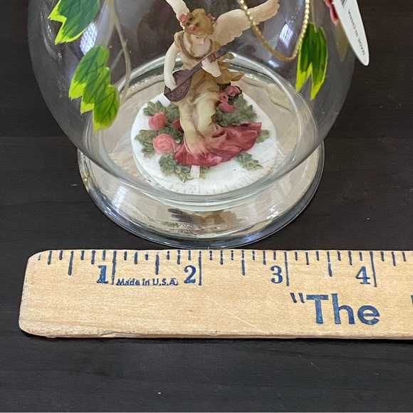 Vintage Celebrations Handpainted Blown Glass Angel Collectible Ornament - Picture 12 of 15